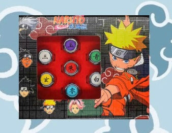 Anillos Akatsuki para Cosplay
